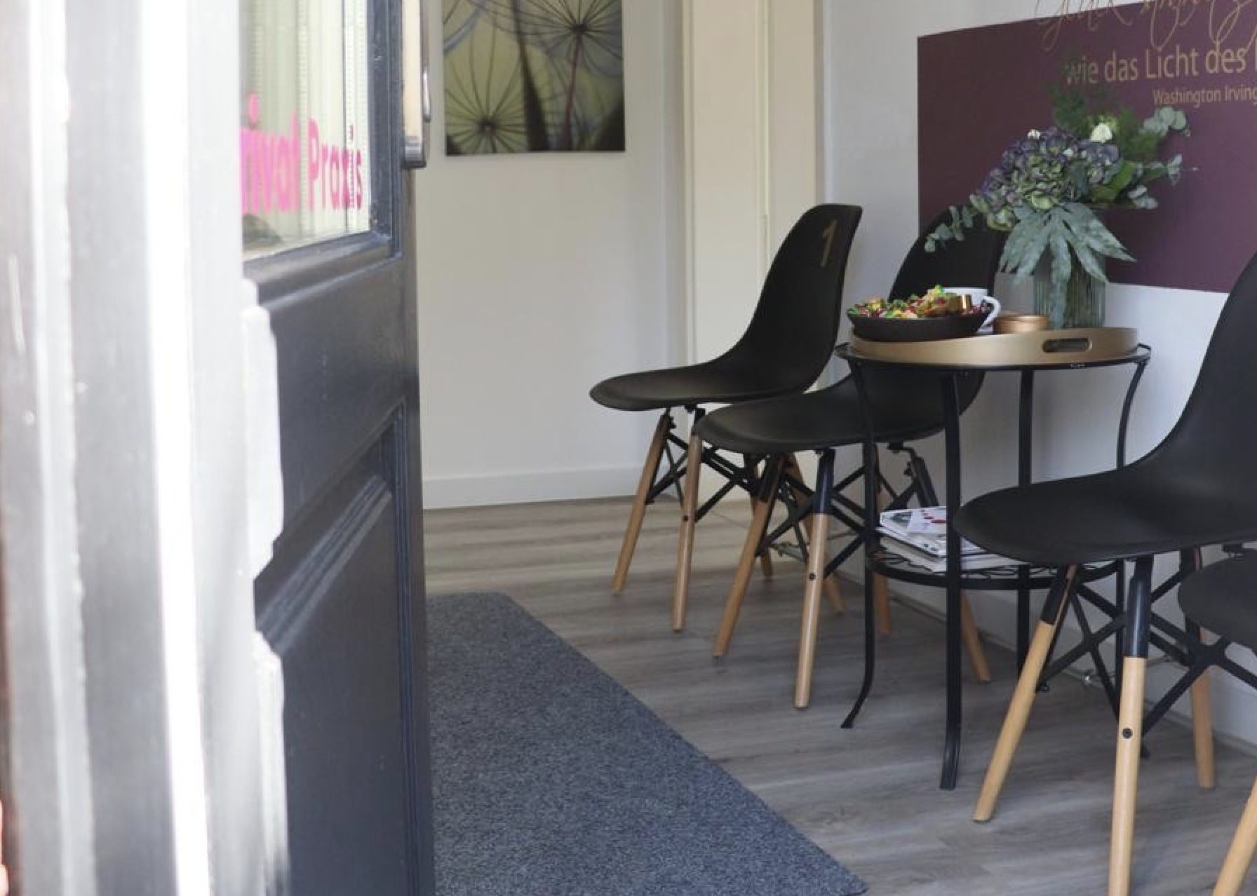 Wartebereich Privatpraxis Physiotherapie Posthausen